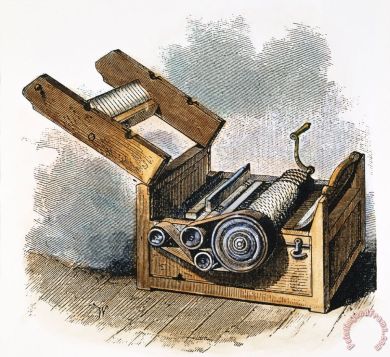 COTTON GIN, 19th CENTURY Painting; COTTON GIN, 19th CENTURY Art Print for sale