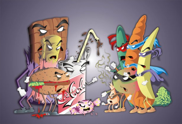 bad_food_vs_good_food_by_dejan_delic