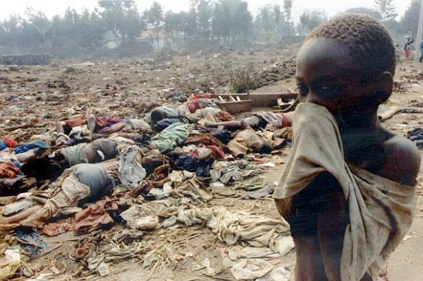 Scenes during Rwanda Civil War 1994