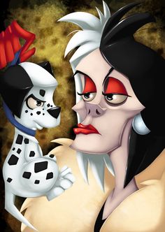 7211f2511b0394fa464992357dd83ed3--cruella-deville-animation-disney