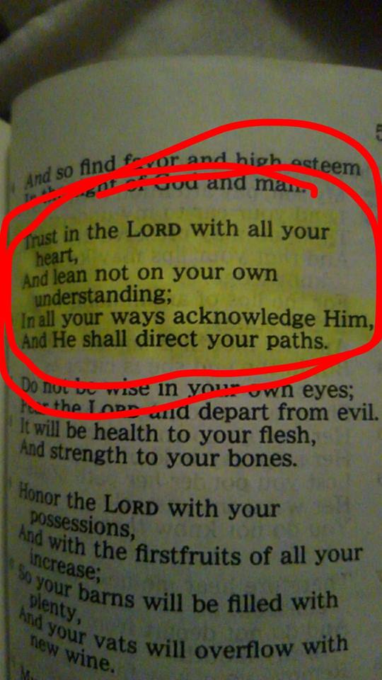 PROVERBS 3:5-6